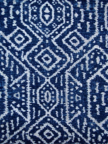 Rosette Blue Essential Living Fabric