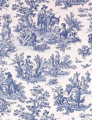 Rustic Life Indigo Waverly Fabric