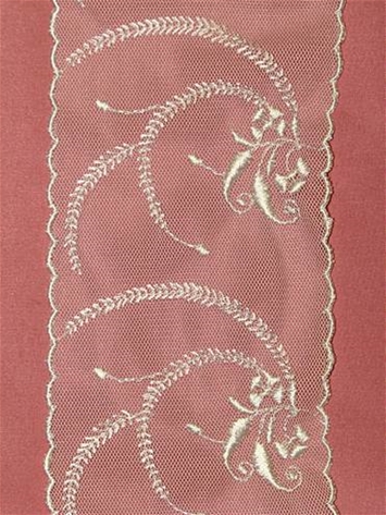 PS4201 Ivory Shiffli Lace Trim