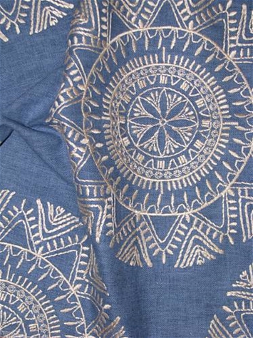 Saskia Bluestone Embroidery