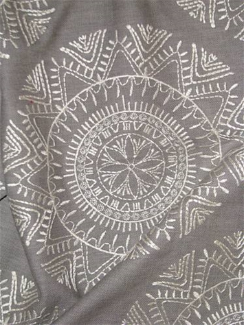 Saskia Pewter Embroidery