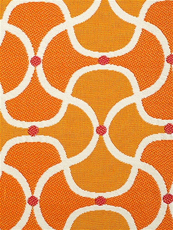 Scallop Mango Bella Dura Fabric