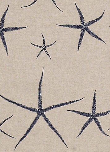 Sea Star Indigo Danish Linen Lacefield Designs