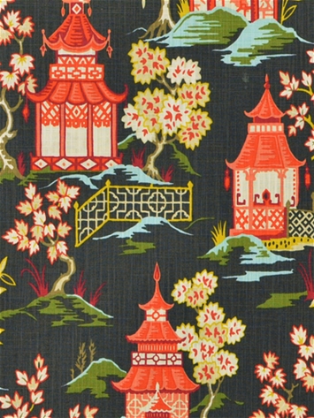Shoji 984 Lacquer Scenic Chinoiserie