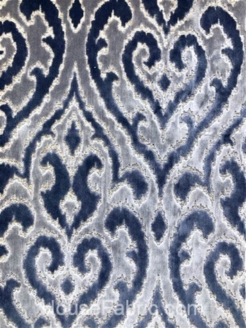 Sirocco 999 Slate Jacquard Velvet