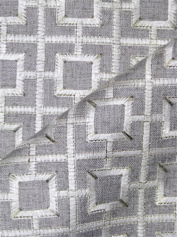 Sisu 908 Platinum Emboidered Fabric 