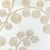 Spiral Branch Print Gold on White Laura & Kiran