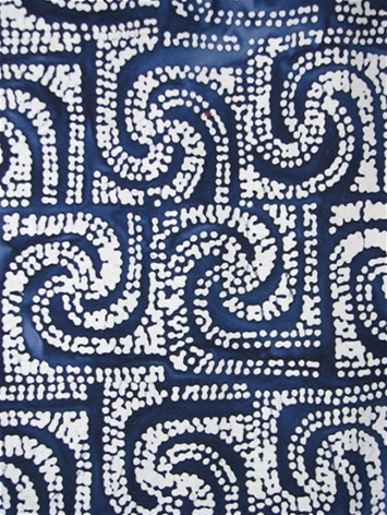 Spiral Handmade Batik Indigo