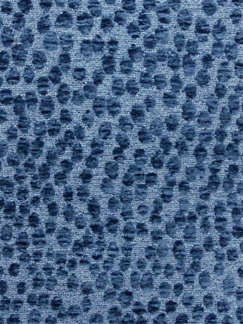 Spotty Dotty Indigo Chenille PK Lifestyles Fabric
