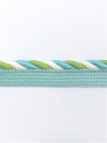 Sunbrella 3/8 Inch Cord Edge Blue Green
