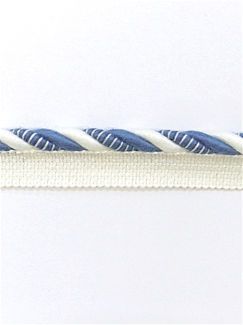 Sunbrella 3/8 Inch Cord Edge Sapphire Stripe