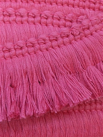Sunbrella 2 Inch Brush Fringe Hot Pink