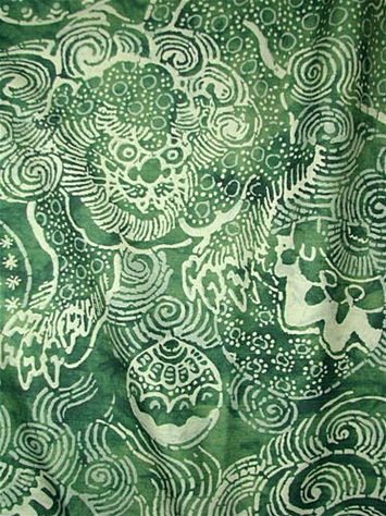 Temple Lion Woodland Chinoiserie