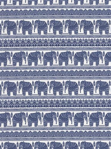 Terrasol Ethnic Indigo Tempo Fabric