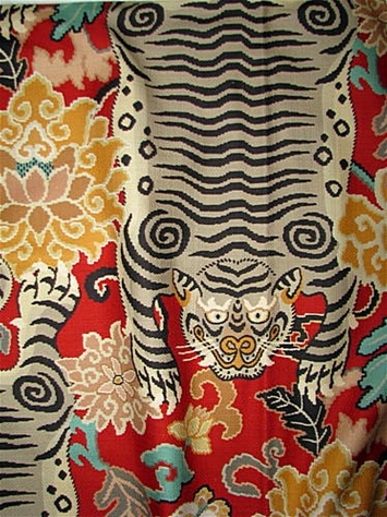 Tiger Eye Blaze Chinoiserie Tiger