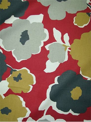 Top Floral Red Lacquer