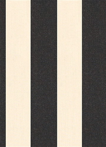 Sunbrella Townsend Black Ivory Stripe