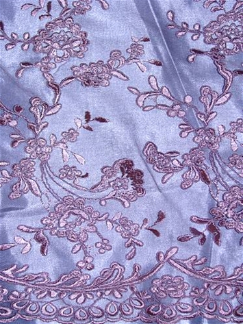 Lilac Tulle Lace Z02277