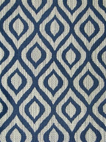 Tut Indigo Ogee Fabric