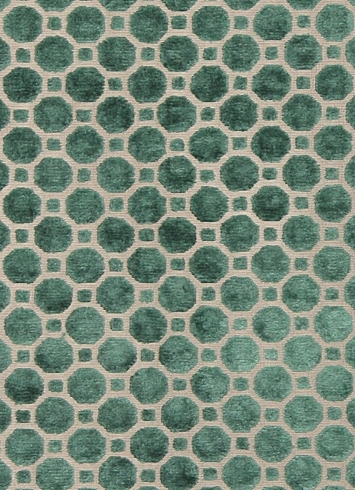 Velvet Geo Emerald
