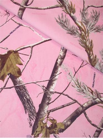 REALTREE AP Pink Camo Fabric