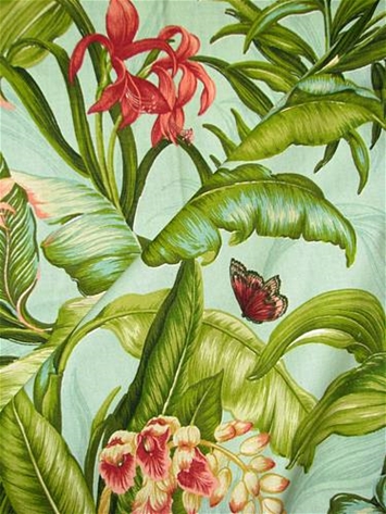 Wailea Coast In Bloom Tropical Fabric