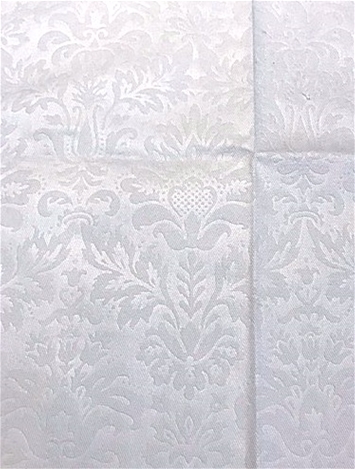 Denim Damask White