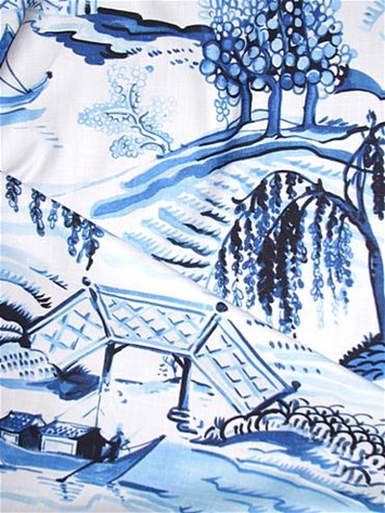 Yama Lapis Chinoiserie Fabric