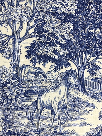 Yellowstone 50 Bluebell Toile Covington Fabric 