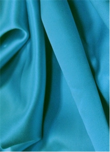 Baja Turquoise Duchess Satin Fabric