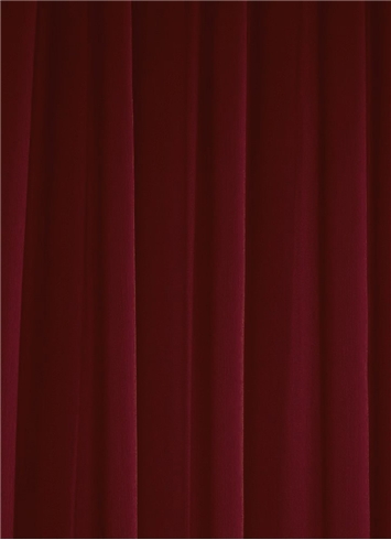 Burgundy Chiffon Fabric