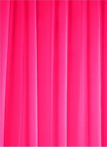 Neon Pink Chiffon Fabric