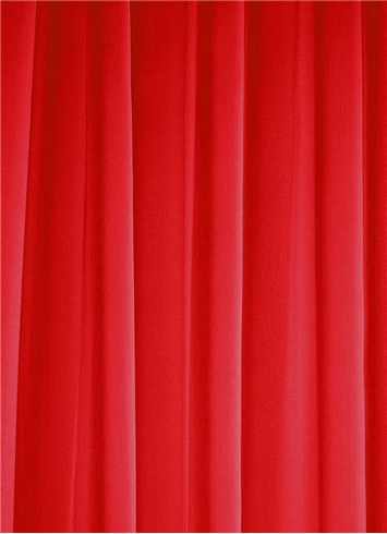 Red Chiffon Fabric