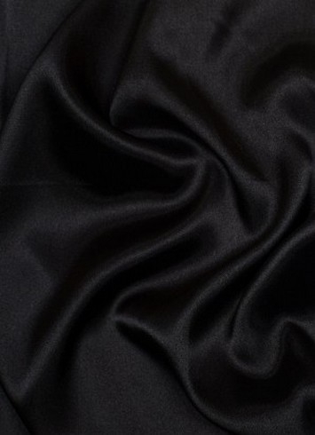 Black China Silk Lining Fabric