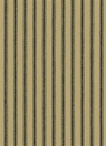 New Woven Ticking 196 Linen/Black