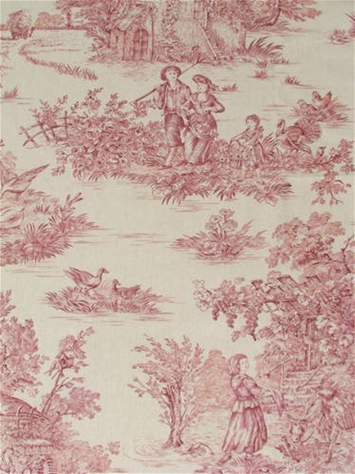 Heirloom Pastorale 34 Red / Orange Covington Fabric 