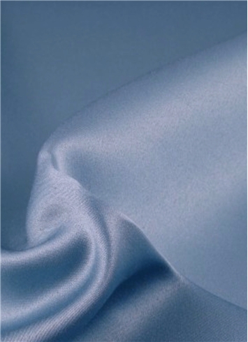 Riviera Sky Duchess Satin Fabric