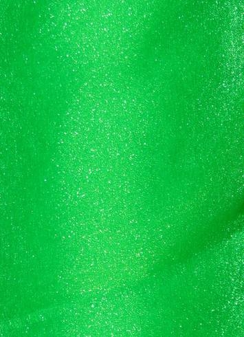Neon Kelly Sparkle Organza Fabric