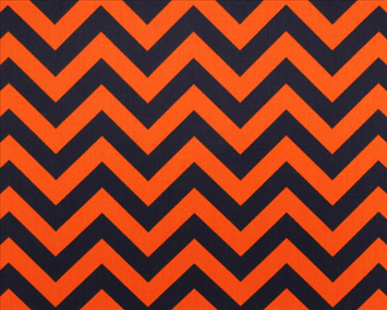 Zig Zag Orange/Navy