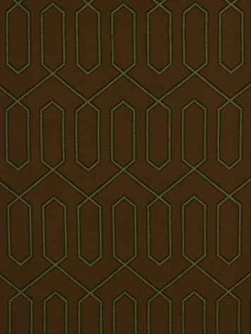 Dotted Trellis Major Brown