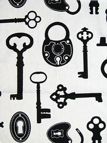 Keys White Black