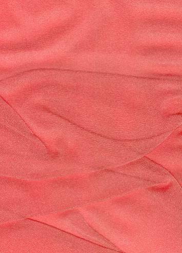 Coral Sparkle Organza Fabric