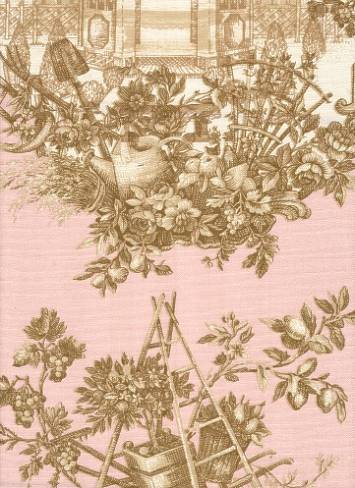Garden Toile Old Rose