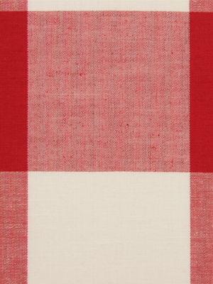 CHECKERED OUT LACQUER RED