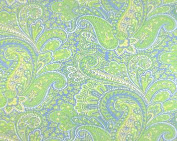 Paisley - Gate/Baby Blue