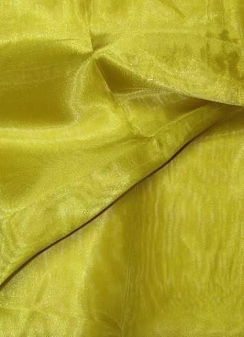 Citron Crystal Organza