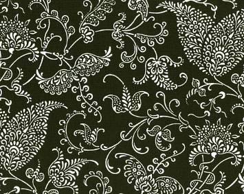 Small Paisley Black/White
