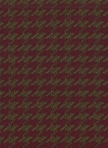 HOUNDSTOOTH BURGUNDY D2130