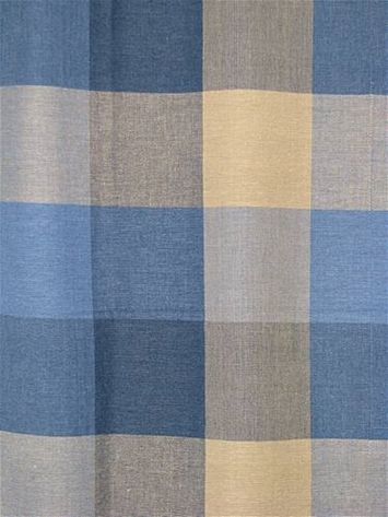Foursquare Plaid Blues | Fabric By Color
