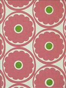 Pink And Green Fabric Housefabric Pop Flower Zinnia 317